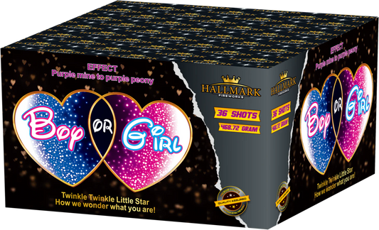 Blue Gender Reveal Firework