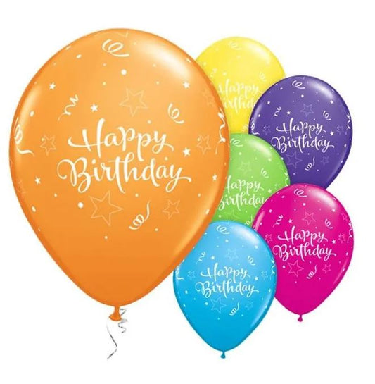 Shining Star Happy Birthday Balloons