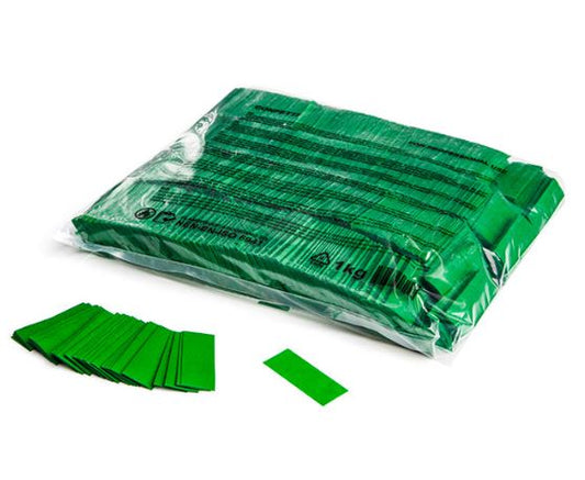 Dark Green Paper Rectangle Confetti 55x17mm
