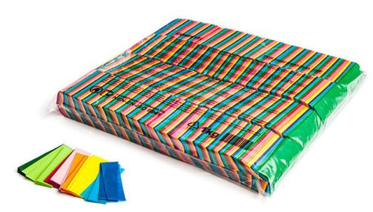 Multicoloured Paper Rectangle Confetti 55x17mm